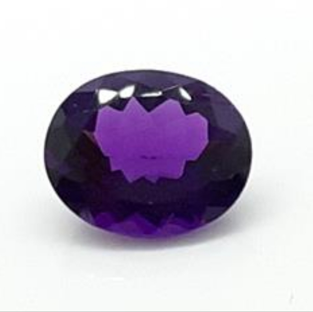 Calibrated 3.26ctw Amethyst Oval Shape 11.0 x 9.0 mm Loose Gemstone